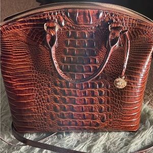 Brown pecan Brahmin Bag
